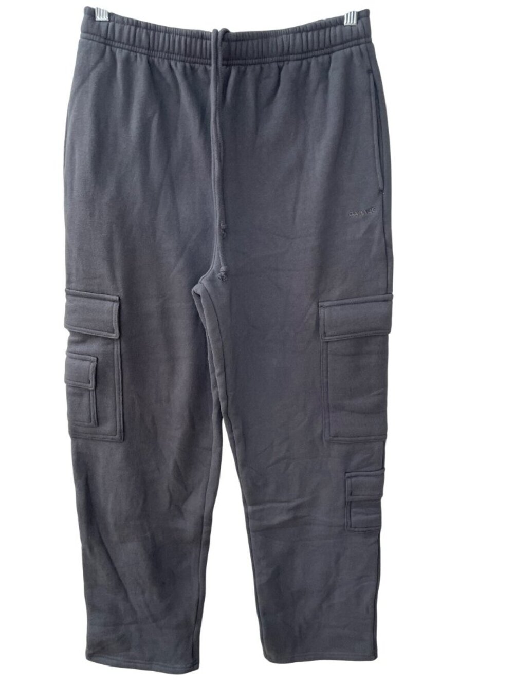 Garage Ultra Fleece Cargo Pants Burnt Ash Straight Fit Women's Sz M MSRP$65 NWT